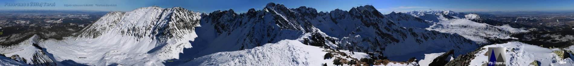 panorama z Żółtej Turni
